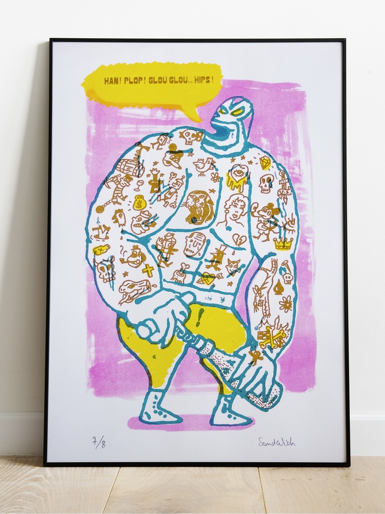 Han ! Plop ! Glou glou... Hips !