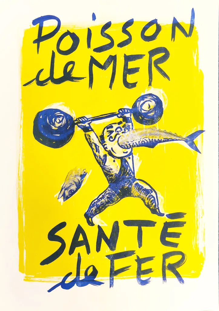 Poisson de mer, santé de fer