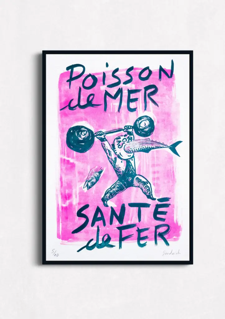 Poisson de mer, santé de fer