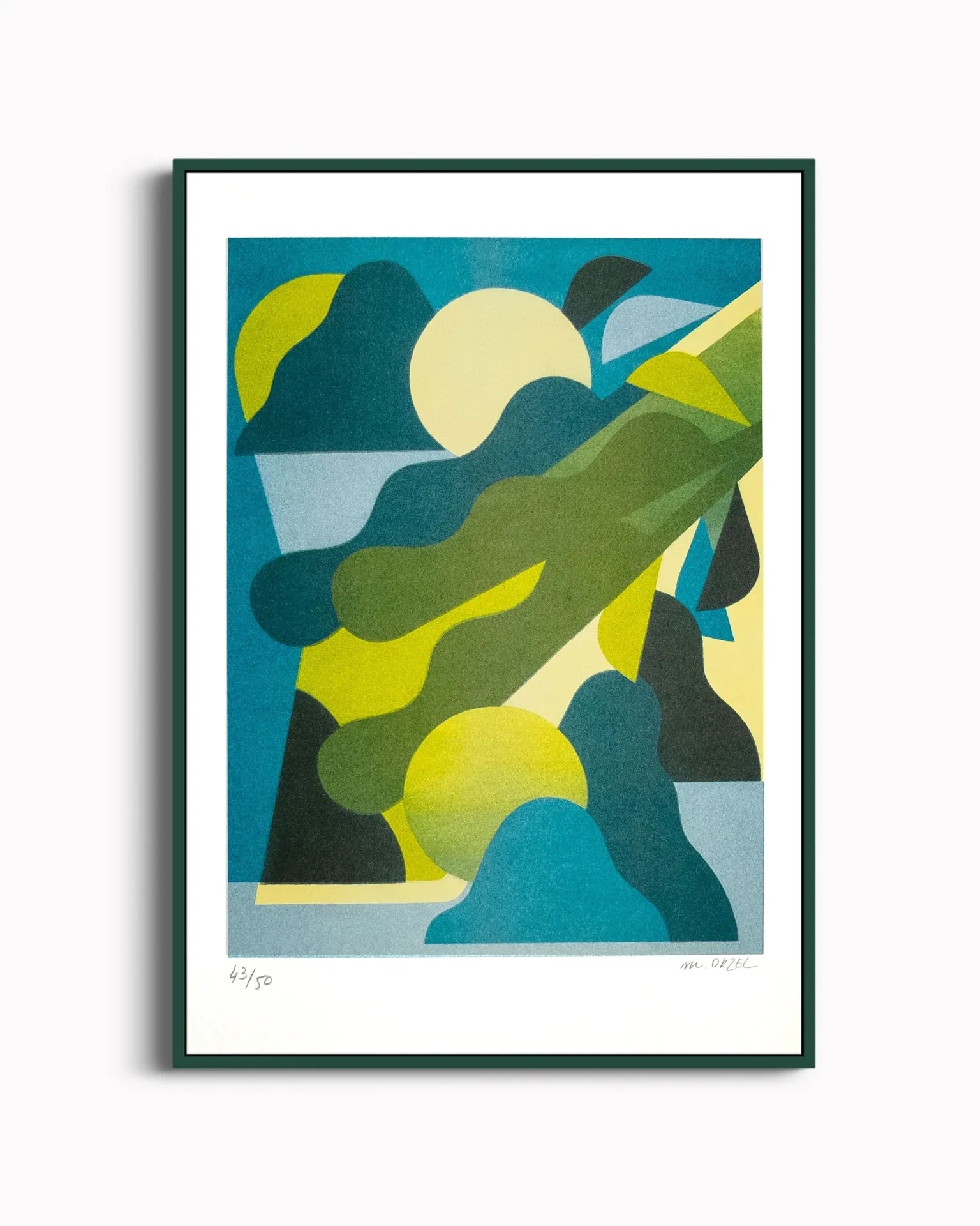 Le coucher du soleil au jardin des plantes