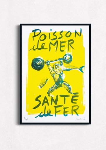 Poisson de mer, santé de fer